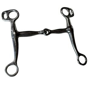 Snaffle With Shanks Horse Bit